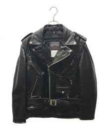 sacai×Schott（サカイ×ショット）の古着「Schott / Leather Blouson　22-02875M」｜ブラック