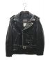 sacai（サカイ）の古着「Schott / Leather Blouson　22-02875M」｜ブラック