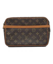 LOUIS VUITTON（ルイ ヴィトン）の古着「セカンドバッグ　M51847　コンピエーニュ23」｜ブラウン