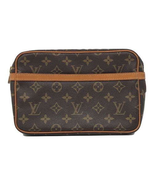 LOUIS VUITTON（ルイ ヴィトン）LOUIS VUITTON (ルイ ヴィトン) セカンドバッグ　M51847　コンピエーニュ23 ブラウンの古着・服飾アイテム