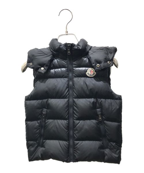 MONCLER（モンクレール）MONCLER (モンクレール) dupres gilet ダウンベスト　B29544333185 ブラック サイズ:130㎝の古着・服飾アイテム