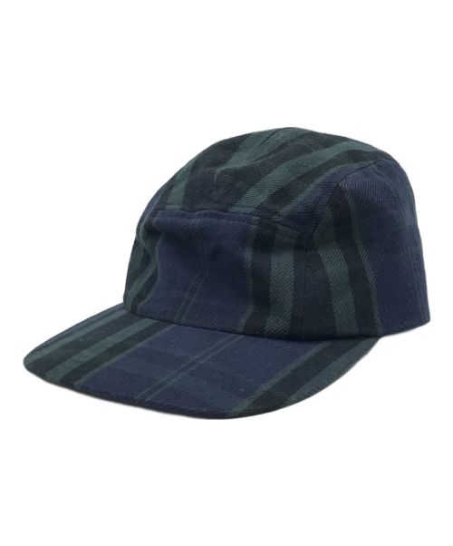 nonnative（ノンネイティブ）nonnative (ノンネイティブ) Pilgrim Surf+Supply (ピルグリム サーフサプライ) DWELLER 6P CAP　NN-H3451 ネイビー×グリーンの古着・服飾アイテム