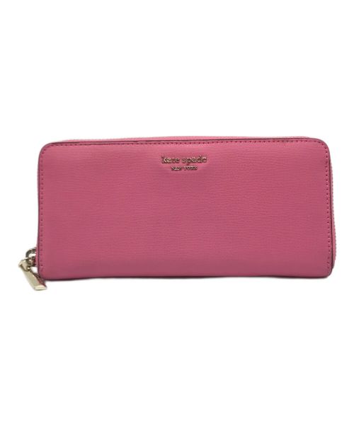 Kate Spade（ケイトスペード）Kate Spade (ケイトスペード) 長財布　PWRU7245 ピンクの古着・服飾アイテム