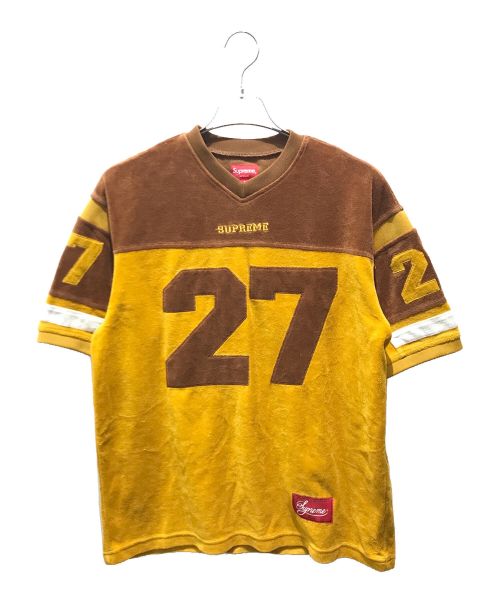 SUPREME（シュプリーム）SUPREME (シュプリーム) Velour Football Jersey ブラウン サイズ:Sの古着・服飾アイテム