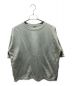 AURALEE（オーラリー）の古着「SUPER HIGH GAUGE SWEAT BIG TEE　A8ST02NU」｜グリーン