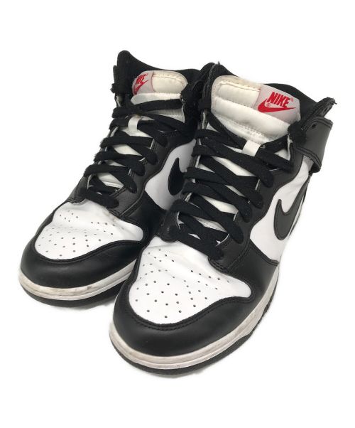 NIKE（ナイキ）NIKE (ナイキ) W DUNK HIGH　DD1869-103 ブラック×ホワイト サイズ:25の古着・服飾アイテム