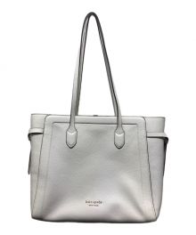 Kate Spade（ケイトスペード）の古着「ノットラッジトート　K6839」｜ホワイト