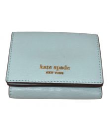 Kate Spade（ケイトスペード）の古着「モーガン ミニ トライフォールド　K9996 ウォレット」｜ブルー