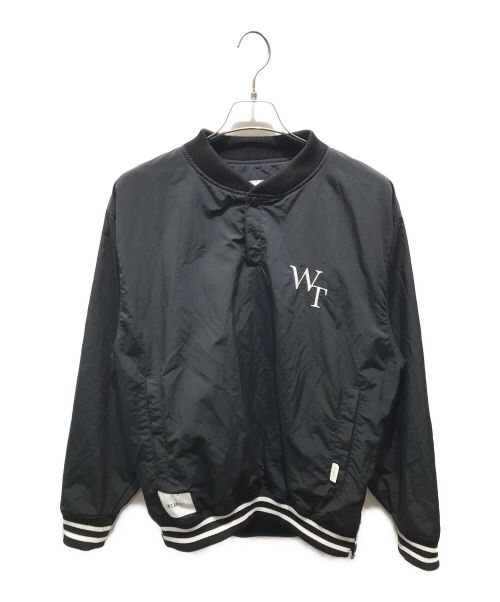 WTAPS（ダブルタップス）WTAPS (ダブルタップス) PITCH/JACKET/NYLON.TUSSAH.LEAGUE　231BRDT-JKM02　23SS ブラック サイズ:2の古着・服飾アイテム