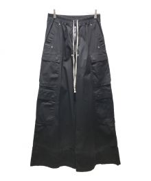 RICK OWENS（リックオウエンス）の古着「カーゴベラロングパンツ　RU01D3339-TE」｜ブラック