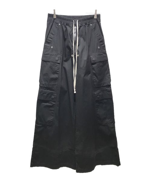 RICK OWENS（リックオウエンス）RICK OWENS (リックオウエンス) カーゴベラロングパンツ　RU01D3339-TE ブラック サイズ:48の古着・服飾アイテム