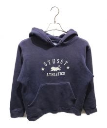 stussy（ステューシー）の古着「スウェットプルオーバーパーカー　 90s 紺タグ」｜ネイビー