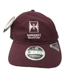 Kompact Record Bar×New Era（コンパクトレコードバー×ニューエラ）の古着「キャップ」｜ボルドー