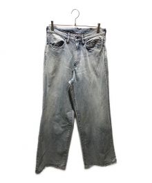 SUGARHILL（シュガーヒル）の古着「FADED MODERN DENIM WIDE TROUSERS　23AWPT05」｜インディゴ