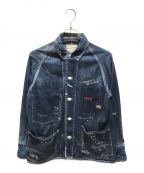 Porter Classicポータークラシック）の古着「P.C DENIM WORK JACKET」｜インディゴ