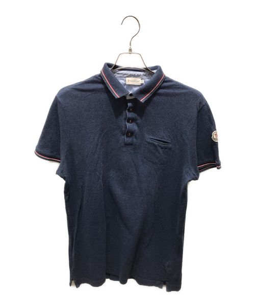 MONCLER（モンクレール）MONCLER (モンクレール) MAGLIA POLO MANICA CORTA　310918301400 ネイビー サイズ:XLの古着・服飾アイテム