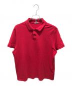 MONCLERモンクレール）の古着「MAGLIA POLO MANICA CORTA　D20918306200」｜レッド