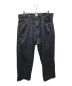 gold（ゴールド）の古着「RECYCLED WASTE SUVIN COTTON YARN 11oz. DENIM 5POCKET WIDE PANTS　東洋エンタープライズ　GL42320」｜インディゴ