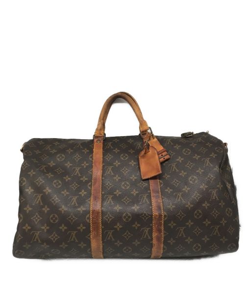 LOUIS VUITTON（ルイ ヴィトン）LOUIS VUITTON (ルイ ヴィトン) ボストンバッグ　M41416　キーポル・バンドリエール50　VI0991 ブラウンの古着・服飾アイテム