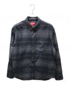 SUPREMEシュプリーム）の古着「Shadow Plaid Flannel Shirt」｜ブラック