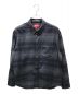 SUPREME（シュプリーム）の古着「Shadow Plaid Flannel Shirt」｜ブラック