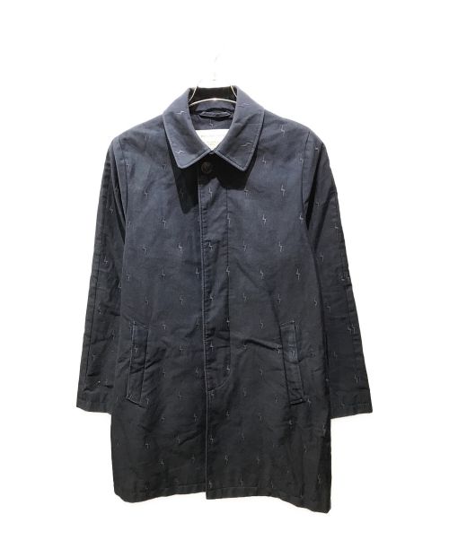 maison kitsune（メゾンキツネ）maison kitsune (メゾンキツネ) コート　KMO-0750-B ネイビー サイズ:Sの古着・服飾アイテム