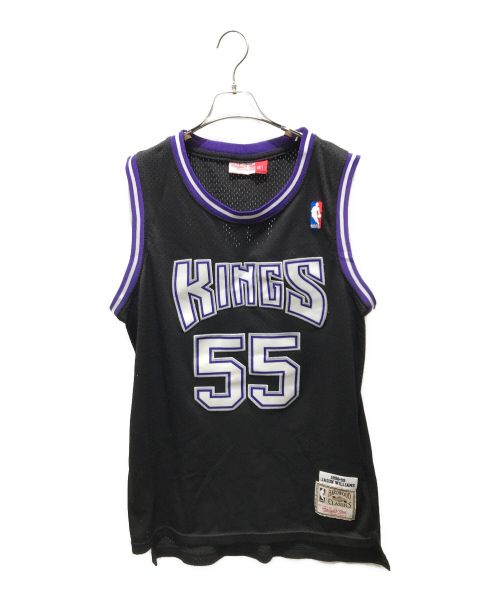 MITCHELL & NESS（ミッチェルアンドネス）MITCHELL & NESS (ミッチェルアンドネス) ゲームシャツ　サクラメントキングス ジェイソン・ウィリアムス ブラック サイズ:Lの古着・服飾アイテム