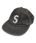 SUPREME（シュプリーム）の古着「WASHED DENIM S LOGO 6-PANEL」｜グレー