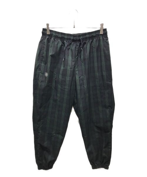 WTAPS（ダブルタップス）WTAPS (ダブルタップス) ストレッチリップストップ チェック パンツ　222TQDT-PTM05　 INCOM 02 TROUSERS COPO. RIPSTOP グリーン サイズ:34の古着・服飾アイテム