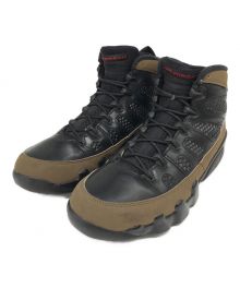 NIKE（ナイキ）の古着「ハイカットスニーカー　AIR JORDAN 9 RETRO　エアジョーダン9レトロ　302370-020」｜ブラック×ブラウン