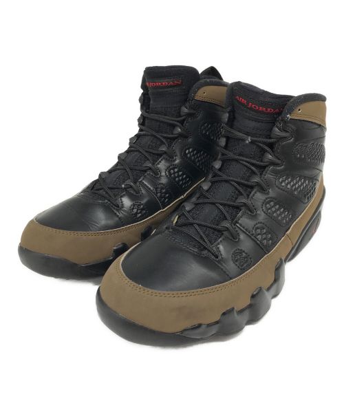 NIKE（ナイキ）NIKE (ナイキ) ハイカットスニーカー　AIR JORDAN 9 RETRO　エアジョーダン9レトロ　302370-020 ブラック×ブラウン サイズ:26㎝の古着・服飾アイテム