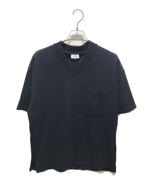 COLUMN（コラム）COLUMN (コラム) VネックTシャツ　22-230-13-080020 ネイビー サイズ:Lの古着・服飾アイテム