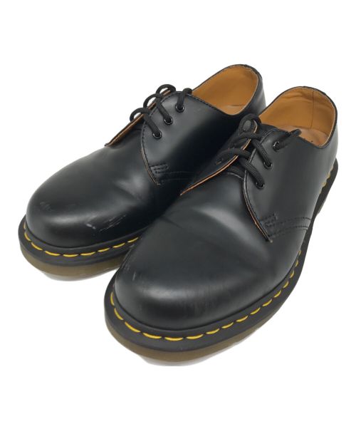 Dr.Martens（ドクターマーチン）Dr.Martens (ドクターマーチン) 3EYE GIBSON SHOE ブラック サイズ:6の古着・服飾アイテム