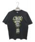 Stussy Born（ステューシー ボーン）の古着「Raised Handstyles Tee」｜ブラック