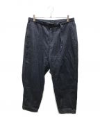 THE NORTHFACE PURPLELABELザ・ノースフェイス パープルレーベル）の古着「Denim Wide Tapered Pants　 NT5205N」｜インディゴ