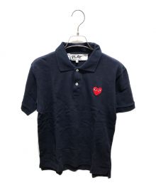 PLAY COMME des GARCONS（プレイ コムデギャルソン）の古着「ポロシャツ　AZ-T006」｜ネイビー