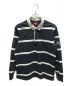 SUPREME（シュプリーム）の古着「Striped Rugby Polo Shirt」｜ネイビー