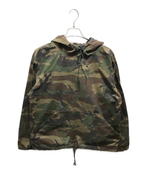 stussy（ステューシー）stussy (ステューシー) カモ柄パーカー グリーン サイズ:Mの古着・服飾アイテム