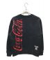 Aape BY A BATHING APE (エーエイプ バイ アベイシングエイプ) Coca Cola (コカコーラ) クルーネックスウェット ブラック サイズ:XL：15000円