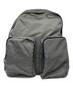 packingパッキング）の古着「DOUBLE POCKET BACK PACK」｜グレー