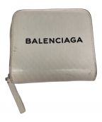 BALENCIAGAバレンシアガ）の古着「2つ折り財布　490618」｜ホワイト