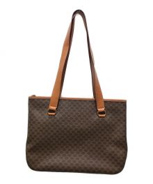 CELINE（セリーヌ）の古着「マカダム柄トートバッグ　M94」｜ブラウン