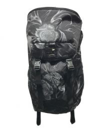 Yohji Yamamoto pour homme×New Era（ヨウジヤマモト プールオム×ニューエラ）の古着「SKULL ROSE RUCKSACK2 ALL PRINT　HG-I55-660　 22SS」｜ブラック