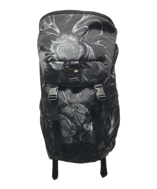 Yohji Yamamoto pour homme（ヨウジヤマモト プールオム）Yohji Yamamoto pour homme (ヨウジヤマモト プールオム) New Era (ニューエラ) SKULL ROSE RUCKSACK2 ALL PRINT　HG-I55-660　 22SS ブラックの古着・服飾アイテム