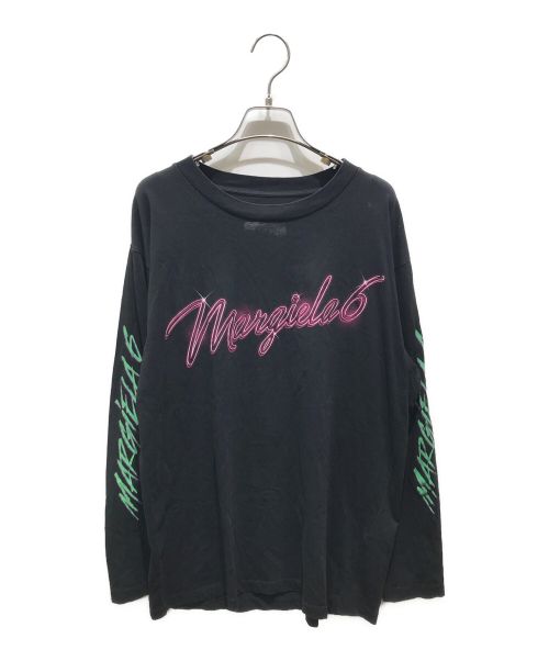 MM6 Maison Margiela（エムエムシックス メゾンマルジェラ）MM6 Maison Margiela (エムエムシックス メゾンマルジェラ) ロングスリーブTシャツ　S52GC0170　 20SS ブラック サイズ:Sの古着・服飾アイテム