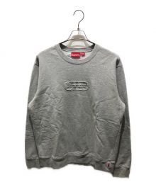 SUPREME（シュプリーム）の古着「Cutout Logo Crewneck　20SS」｜グレー