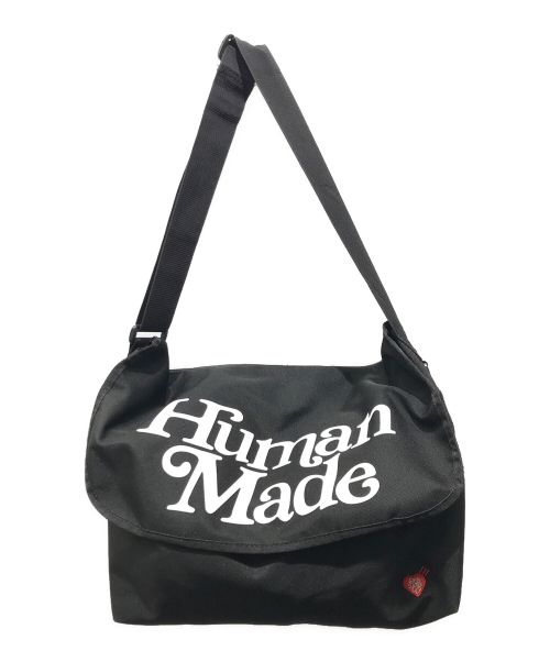 HUMAN MADE（ヒューマンメイド）HUMAN MADE (ヒューマンメイド) VERDY (ヴェルディ) メッセンジャーバッグ ブラックの古着・服飾アイテム