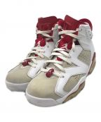 NIKEナイキ）の古着「ハイカットスニーカー　384664-113　Nike Air Jordan 6 Retro Altenate Hare」｜ホワイト×レッド