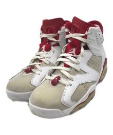 NIKE（ナイキ）の古着「ハイカットスニーカー　384664-113　Nike Air Jordan 6 Retro Altenate Hare」｜ホワイト×レッド