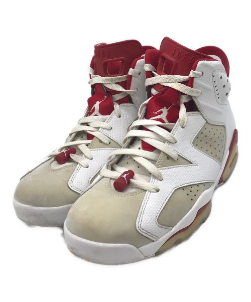 NIKE（ナイキ）NIKE (ナイキ) ハイカットスニーカー　384664-113　Nike Air Jordan 6 Retro Altenate Hare ホワイト×レッド サイズ:28㎝の古着・服飾アイテム